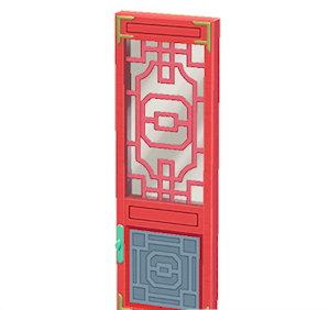 Gray Ornate door
