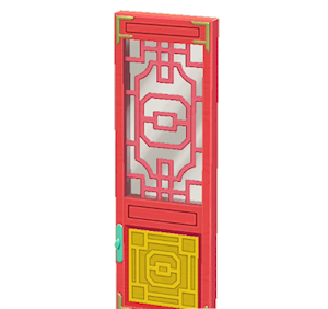 Yellow Ornate door