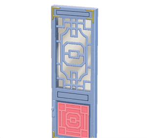 Cyan Ornate door