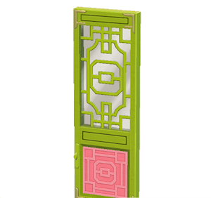 Lime Ornate door