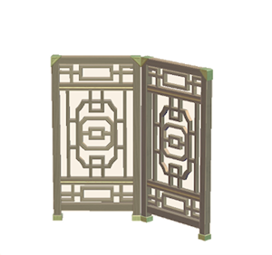 Beige Ornate partition