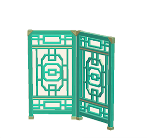 Aquamarine Ornate partition