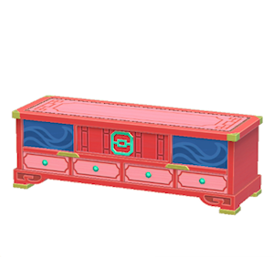 Navy Ornate stand