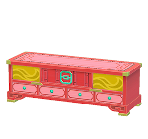 Yellow Ornate stand