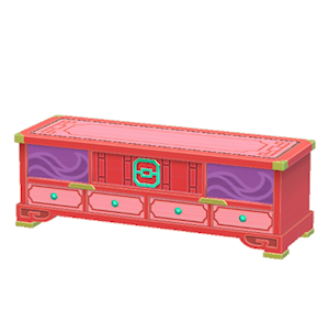 Purple Ornate stand