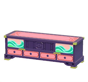 Plum Ornate stand