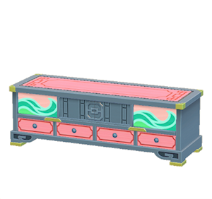 Gray Ornate stand