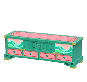 Aquamarine Ornate stand