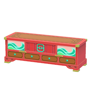 Brown Ornate stand