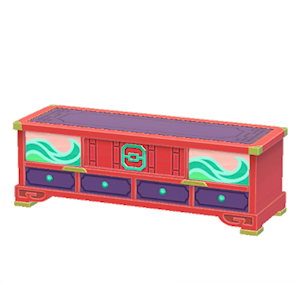 Plum Ornate stand