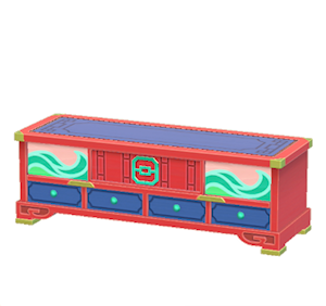 Navy Ornate stand