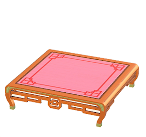 Orange Ornate table