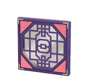 Plum Ornate window