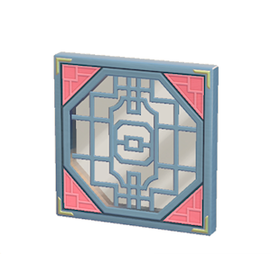 Gray Ornate window