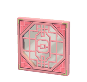 Pink Ornate window