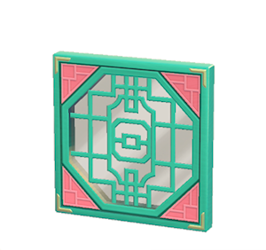 Aquamarine Ornate window
