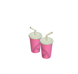 Rose Paper Party cups