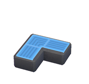 Blue Pathway light (corner)