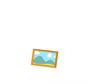 Orange Photo frame