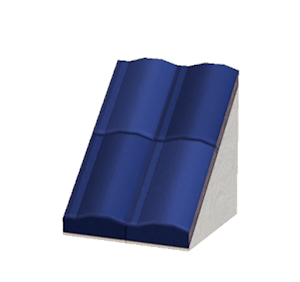 Navy Pitched brick roof