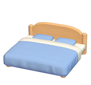 Navy Plain bed