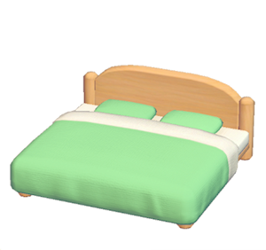 Green Plain bed