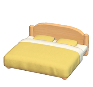 Orange Plain bed