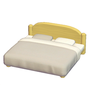 Orange Plain bed