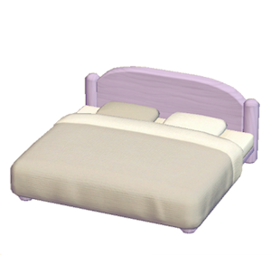 Purple Plain bed