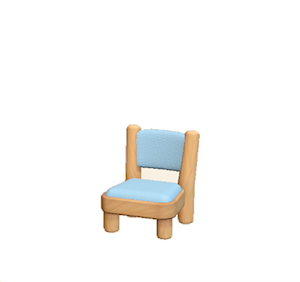 Blue Plain chair