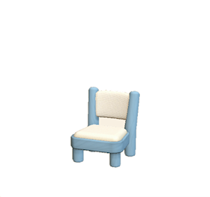 Blue Plain chair