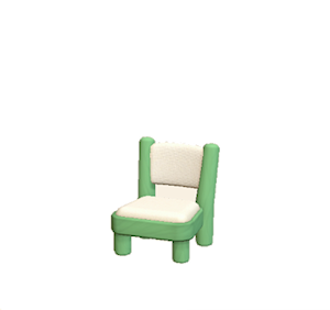 Green Plain chair