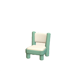 Aquamarine Plain chair