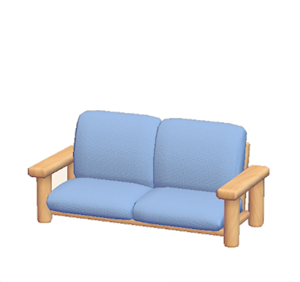 Navy Plain sofa