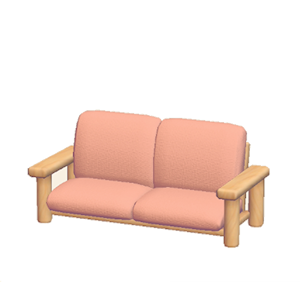 Red Plain sofa