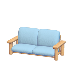 Blue Plain sofa