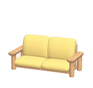 Yellow Plain sofa