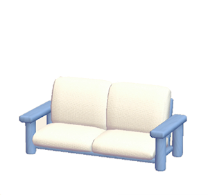 Navy Plain sofa