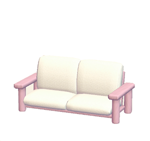 Pink Plain sofa