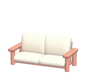 Red Plain sofa
