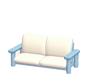 Blue Plain sofa