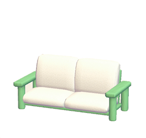 Green Plain sofa