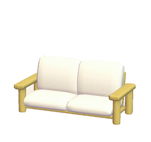 Orange Plain sofa
