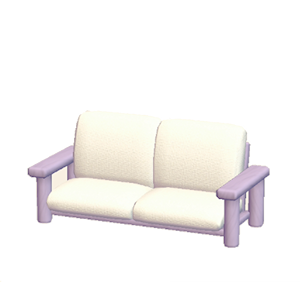 Purple Plain sofa