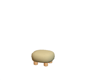 Brown Plain stool