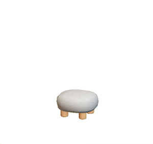 White Plain stool