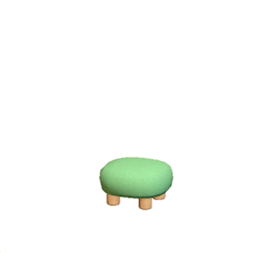 Green Plain stool