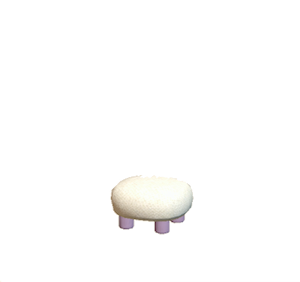 Plum Plain stool