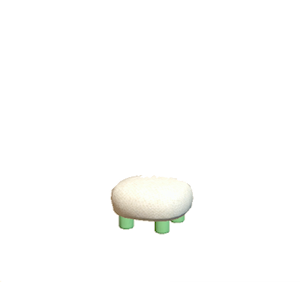 Green Plain stool
