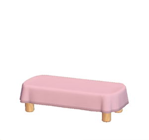 Pink Plain table